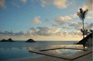 Lanikai beachfront home offering luxury and privacy