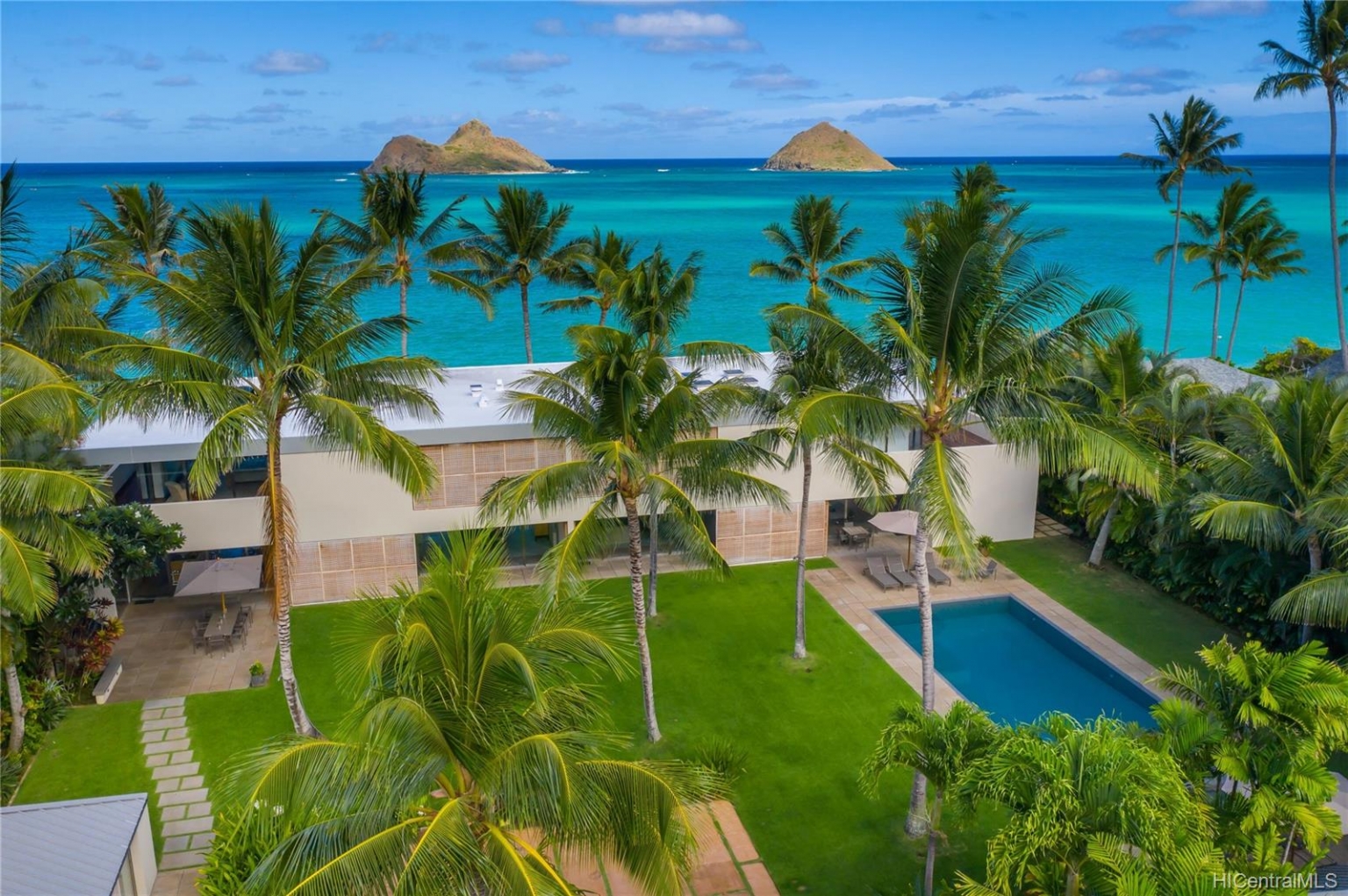 Luxury Lanikai beach oceanfront estate for sale | Hawaii House